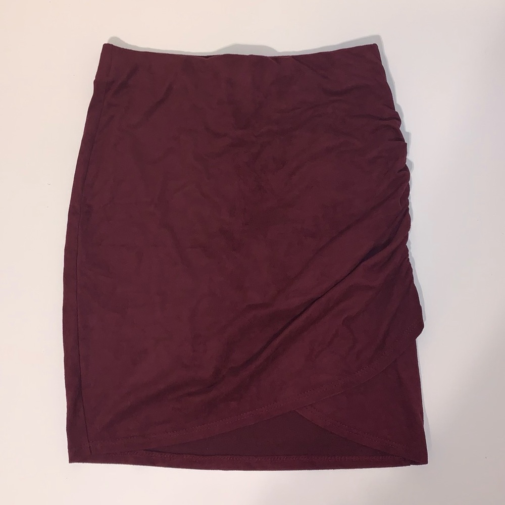 PacSun L.A Hearts Velvet Mini Skirt